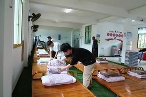 CHINA-FUJIAN-FUDING-TIFON BAVI-PREVENCION
