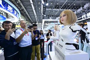 CHINA-ANHUI-HEFEI-CONVENCION MUNDIAL DE MANUFACTURA-ROBOTS