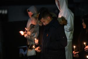 MACEDONIA DEL NORTE-KOCANI-INCENDIO EN DISCOTECA-VICTIMAS-CONMEMORACION