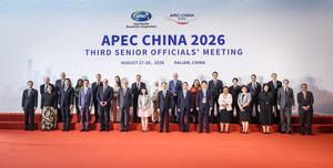 CHINA-LIAONING-DALIAN-APEC-REUNION DE ALTOS FUNCIONARIOS-INAUGURACION