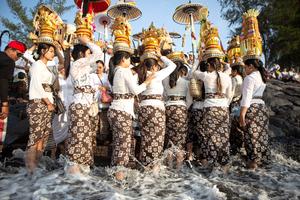 INDONESIA-BALI-CEREMONIA MELASTI