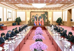 CHINA-BEIJING-LI QIANG-GABINETE DE LA RPDC-PRIMER MINISTRO-CONVERSACIONES