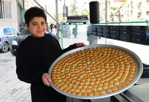 SIRIA-DAMASCO-EID AL-FITR-MERCADO