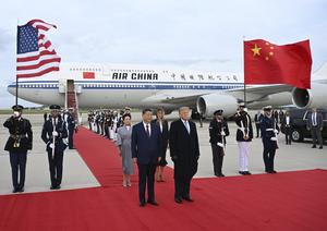 EEUU-CHINA-XI JINPING-VISITA DE ESTADO-LLEGADA