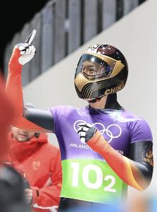 ITALIA-CORTINA D'AMPEZZO-JUEGOS OLIMPICOS DE INVIERNO-SKELETON POR EQUIPOS MIXTOS