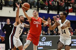 CHILE-SANTIAGO-BALONCESTO-CHILE VS ESTADOS UNIDOS