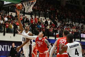 CHILE-SANTIAGO-BALONCESTO-CHILE VS ESTADOS UNIDOS