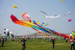 CHINA-SHANDONG-WEIFANG-FESTIVAL DE COMETAS-APERTURA