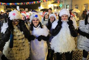 CROACIA-SAMOBOR-DESFILE DE CARNAVAL