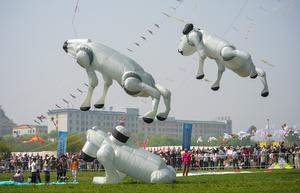 CHINA-SHANDONG-WEIFANG-FESTIVAL DE COMETAS-APERTURA