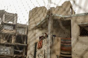 MEDIO ORIENTE-CIUDAD DE GAZA-FUTBOL