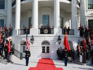 EEUU-CHINA-XI JINPING-VISITA DE ESTADO-TRUMP-CEREMONIA DE BIENVENIDA