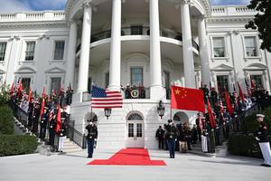 EEUU-CHINA-XI JINPING-VISITA DE ESTADO-TRUMP-CEREMONIA DE BIENVENIDA