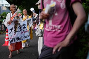 JAPON-TOKIO-PROTESTA-REVISION CONSTITUCIONAL