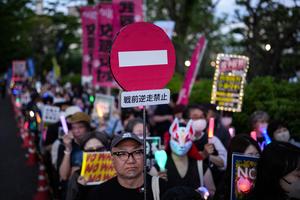 JAPON-TOKIO-PROTESTA-REVISION CONSTITUCIONAL