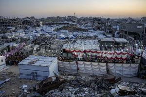 MEDIO ORIENTE-GAZA-JABALIA-PALESTINOS-IFTAR