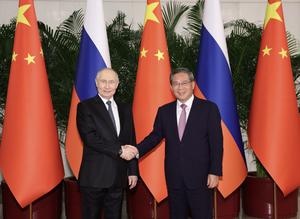 CHINA-BEIJING-LI QIANG-RUSIA-PUTIN-REUNION