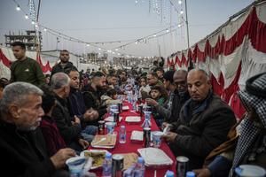 MEDIO ORIENTE-GAZA-JABALIA-PALESTINOS-IFTAR