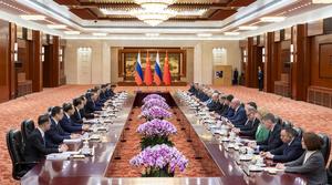 CHINA-BEIJING-LI QIANG-RUSIA-PUTIN-REUNION