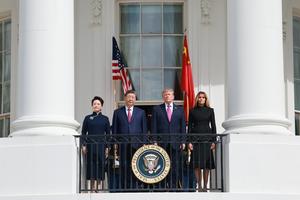 EEUU-CHINA-XI JINPING-VISITA DE ESTADO-TRUMP-CEREMONIA DE BIENVENIDA