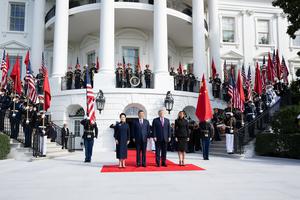 EEUU-CHINA-XI JINPING-VISITA DE ESTADO-TRUMP-CEREMONIA DE BIENVENIDA