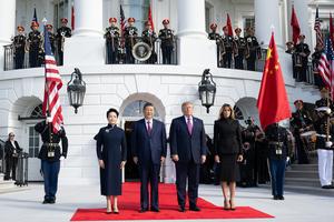 EEUU-CHINA-XI JINPING-VISITA DE ESTADO-TRUMP-CEREMONIA DE BIENVENIDA