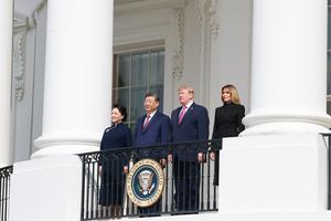 EEUU-CHINA-XI JINPING-VISITA DE ESTADO-TRUMP-CEREMONIA DE BIENVENIDA