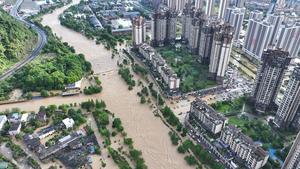 CHINA-GUIZHOU-DUYUN-INUNDACION-SECUELAS