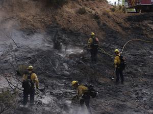 EEUU-CALIFORNIA-CONDADO DE LOS ANGELES-INCENDIO FORESTAL