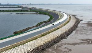 CHINA-TIANJIN-PROYECTO DE DIQUE COSTERO-PRIMERA FASE-FINALIZACION