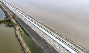CHINA-TIANJIN-PROYECTO DE DIQUE COSTERO-PRIMERA FASE-FINALIZACION