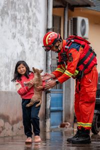 CHINA-YUNNAN-POBLADO DE MOHAN-EVACUACION