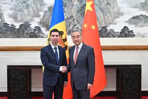 CHINA-BEIJING-WANG YI-MOLDAVIA-VICE PRIMER MINISTRO-MINISTRO DE RELACIONES EXTERIORES-CONVERSACIONES