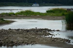 POLONIA-VARSOVIA-RIO VISTULA-NIVEL DEL AGUA-MINIMO HISTORICO
