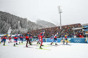 ITALIA-ANTERSELVA-JUEGOS OLIMPICOS DE INVIERNO-BIATLON-RELEVO 4x7,5 KM MASCULINO