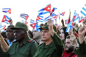 CUBA-HABANA-EEUU-CONCENTRACION-RECHAZO POPULAR
