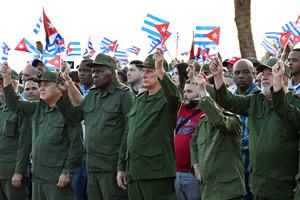 CUBA-HABANA-EEUU-CONCENTRACION-RECHAZO POPULAR