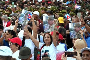 CUBA-HABANA-EEUU-CONCENTRACION-RECHAZO POPULAR