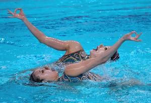 JAPON-HAMAMATSU-JUEGOS ASIATICOS-NATACION ARTISTICA-RUTINA LIBRE DE DUOS