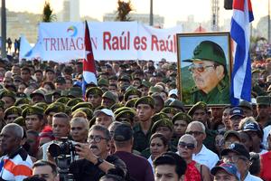 CUBA-HABANA-EEUU-CONCENTRACION-RECHAZO POPULAR