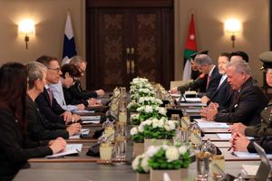 JORDANIA-AMAN-PRESIDENTE FINLANDES-VISITA