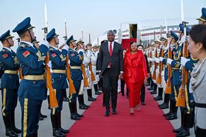 CHINA-BEIJING-MOZAMBIQUE-PRESIDENTE-LLEGADA