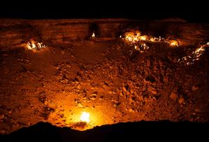 TURKMENISTAN-CRATER DE GAS DE DARVAZA