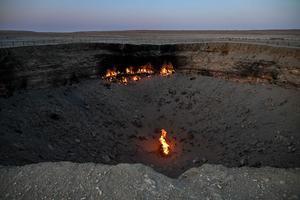 TURKMENISTAN-CRATER DE GAS DE DARVAZA