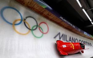 ITALIA-CORTINA D'AMPEZZO-JUEGOS OLIMPICOS DE INVIERNO-BOBSLEIGH DOBLE-MASCULINO