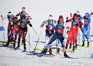 ITALIA-TESERO-JUEGOS OLIMPICOS DE INVIERNO-ESQUI DE FONDO-ESPRINT LIBRE POR EQUIPOS FEMENINO