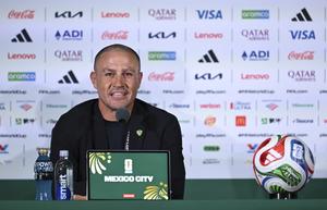 MEXICO-CIUDAD DE MEXICO-FUTBOL-COPA MUNDIAL DE LA FIFA 2026-CONFERENCIA DE PRENSA-UZBEKISTAN