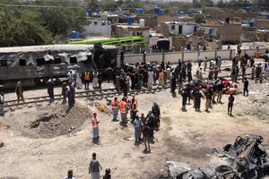 PAKISTAN-QUETTA-TREN DE CERCANIAS-EXPLOSION-VICTIMAS