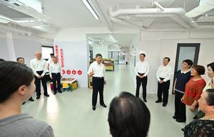 CHINA-SHANGHAI-XI JINPING-INSPECCION