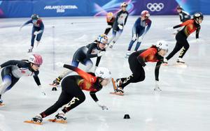 ITALIA-MILAN-JUEGOS OLIMPICOS DE INVIERNO-PATINAJE DE VELOCIDAD EN PISTA CORTA-RELEVOS 3000 M FEMENINOS-FINALES